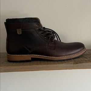 Crown Vintage Dark Brown Leather Boots